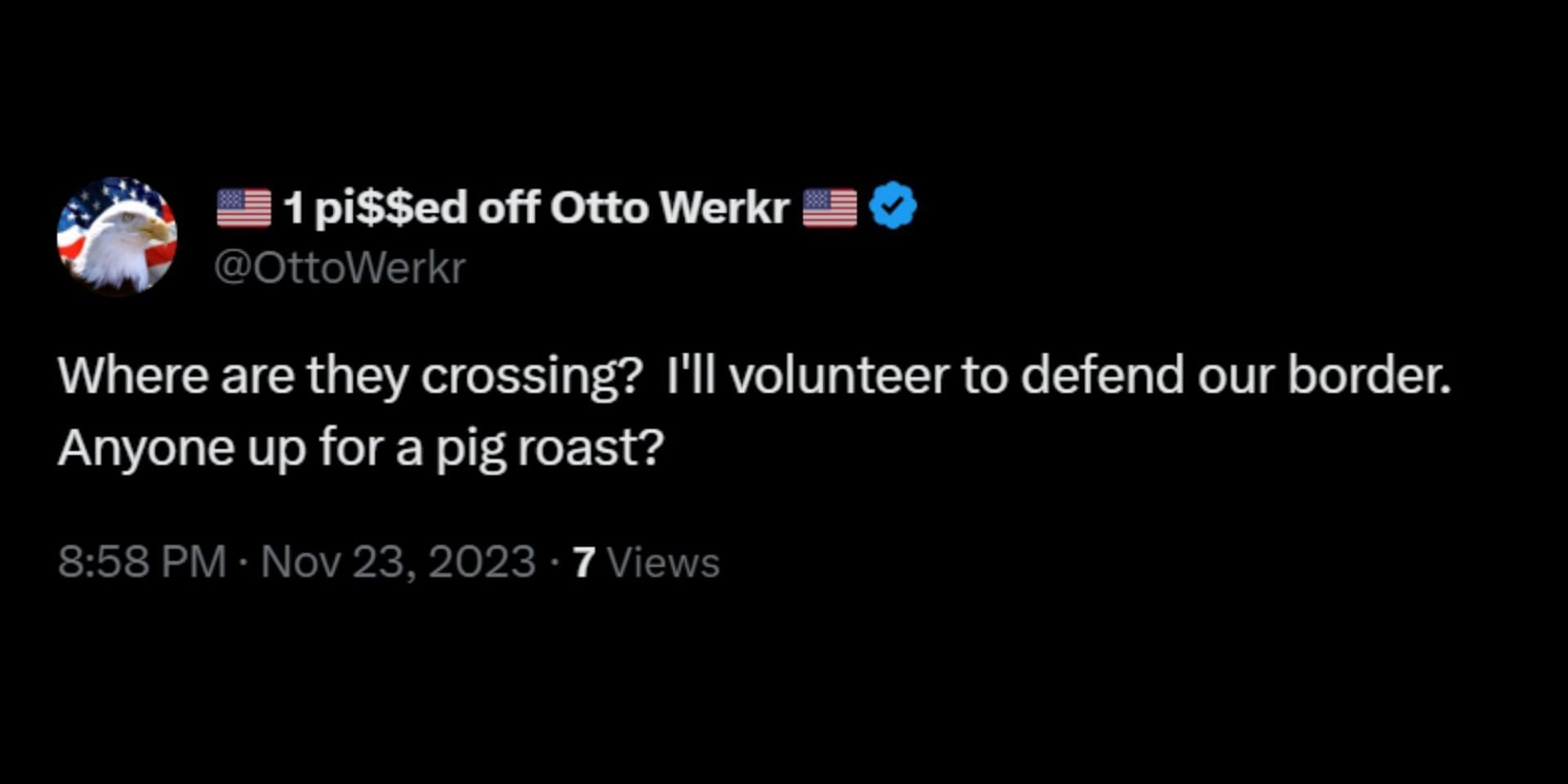 Social media users react to the feral animals' threat of invading the United States. (Image via X/@ABC)